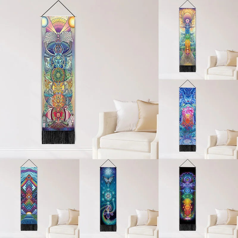 Seven Chakra Vertical Tapestry